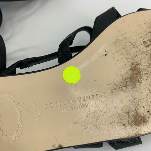 Bottega Veneta Butterfly Leather Sandals 39.5 - Picture 10 of 10